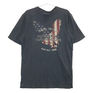 harley Davidson American eagle classic customs vintage iron tee